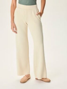 Outdoor Voices Stratus Wide Leg Cream Lounge Pants sz XS